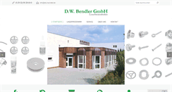 Desktop Screenshot of dw-bendler.de